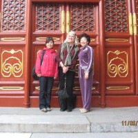 The girls at Lama Temple